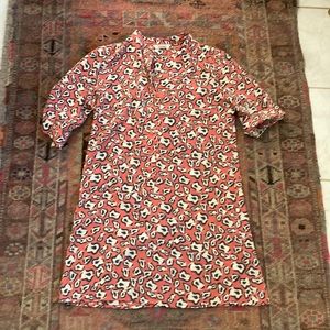 Tucker silk pink leopard -small